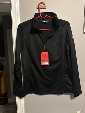 The North Face Women's Tech 1/4-Zip Fleece, Black, M BNWT